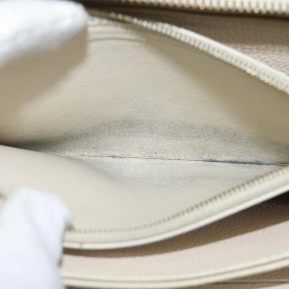 LOUIS VUITTON Monogram Empreinte Zippy Wallet Wallet Neige M60546 LV Auth 69792 - Picture 14 of 16